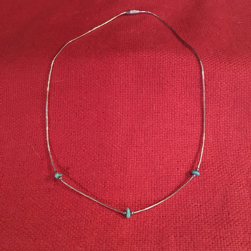 Silver and Turquoise Necklace